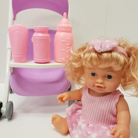 New Baby Doll and Stroller Set - Picture 12 of 16